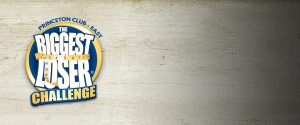 logo of biggest loser on wood background