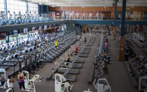 photo of the exercise room at Princeton club