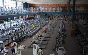 photo of the exercise room at Princeton club