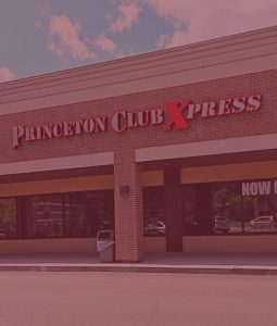 photo of Middleton Princeton Club Xpress location from the exterior - with red overlay
